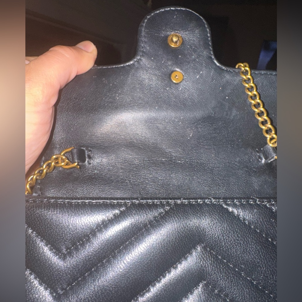 Gucci GG Marmont mini quilted leather shoulder bag with DUST BAG! - Picture 6 of 9